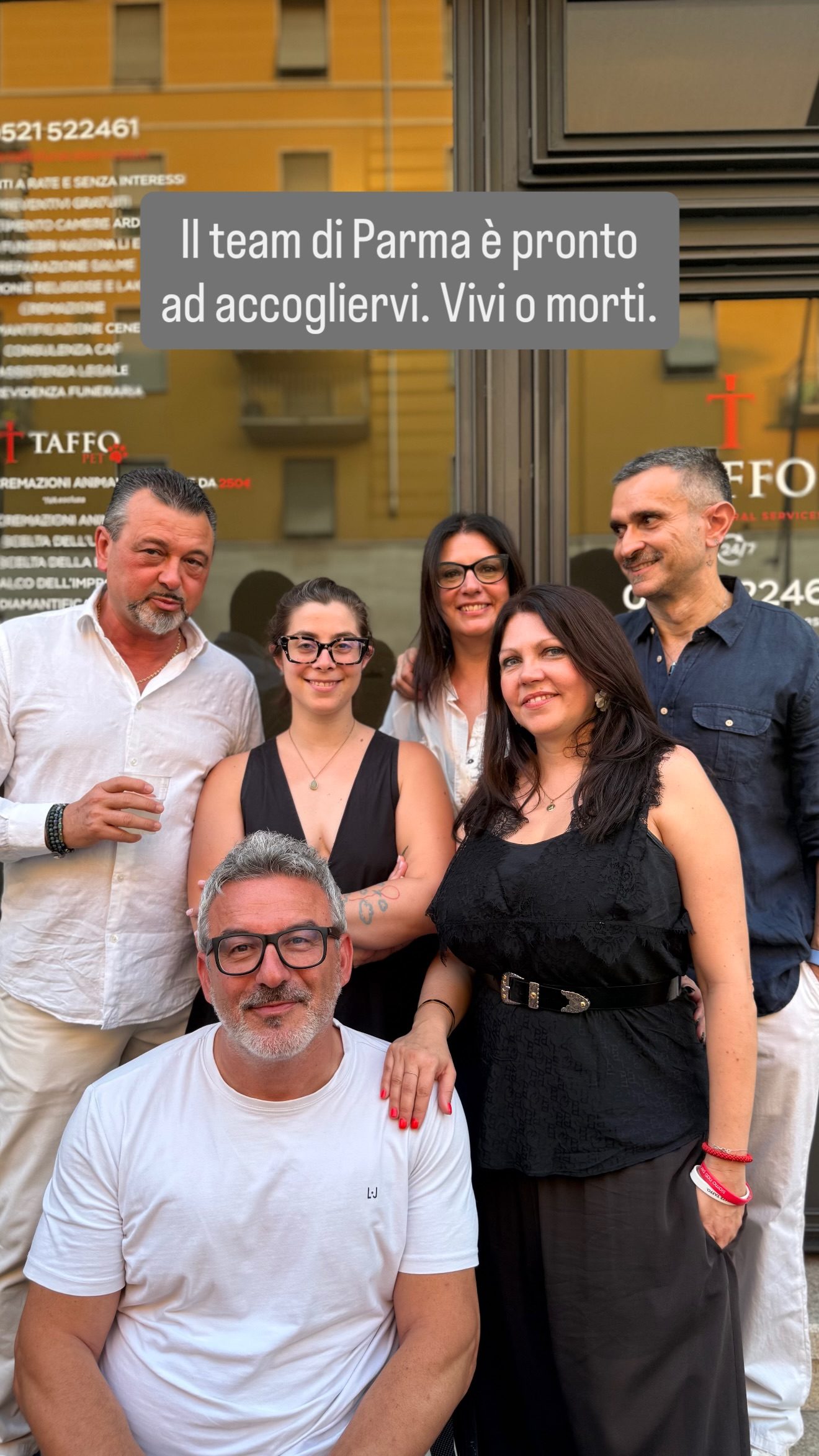 Story dall'inaugurazione Taffo a Parma