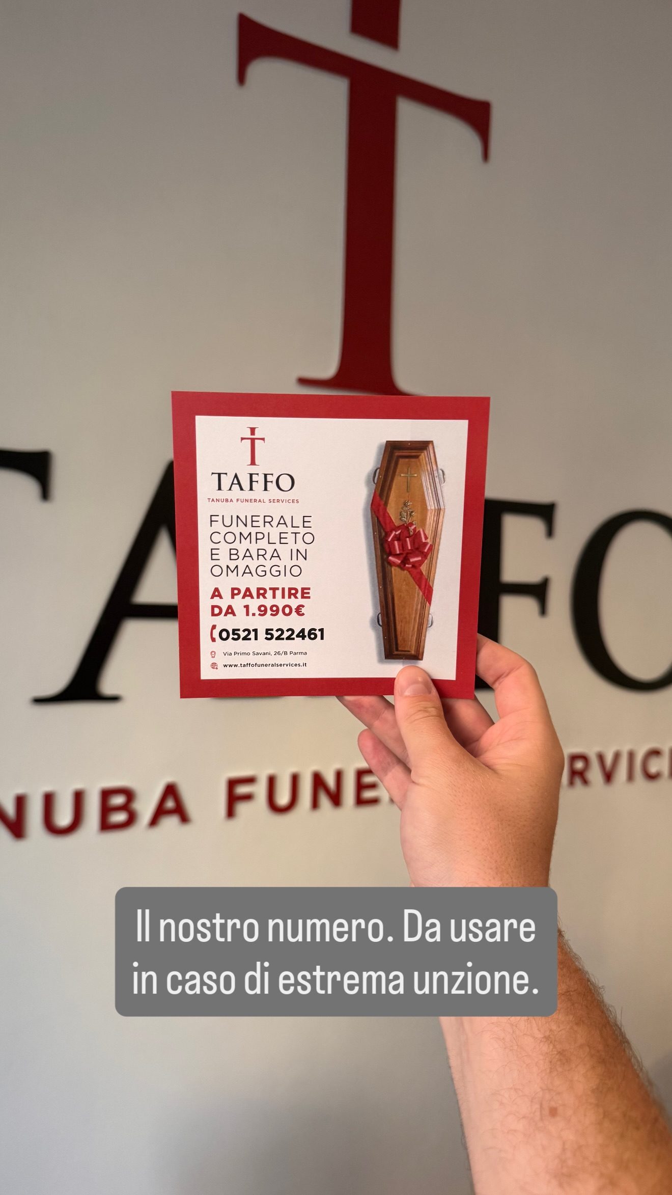 Story dall'inaugurazione Taffo a Parma